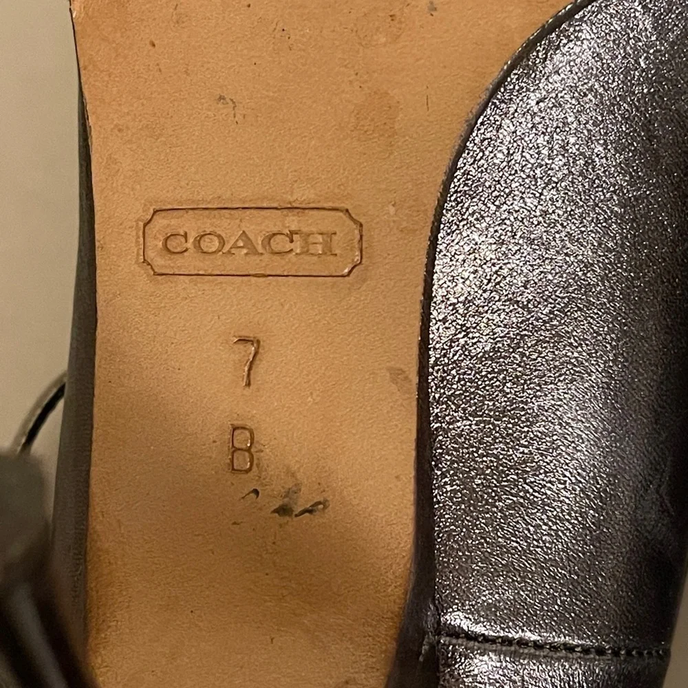 Coach Metallic Lauryn MaryJane Heels - Picture 9 of 11